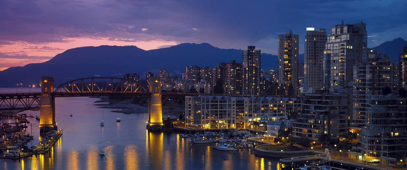 British Columbia skyline