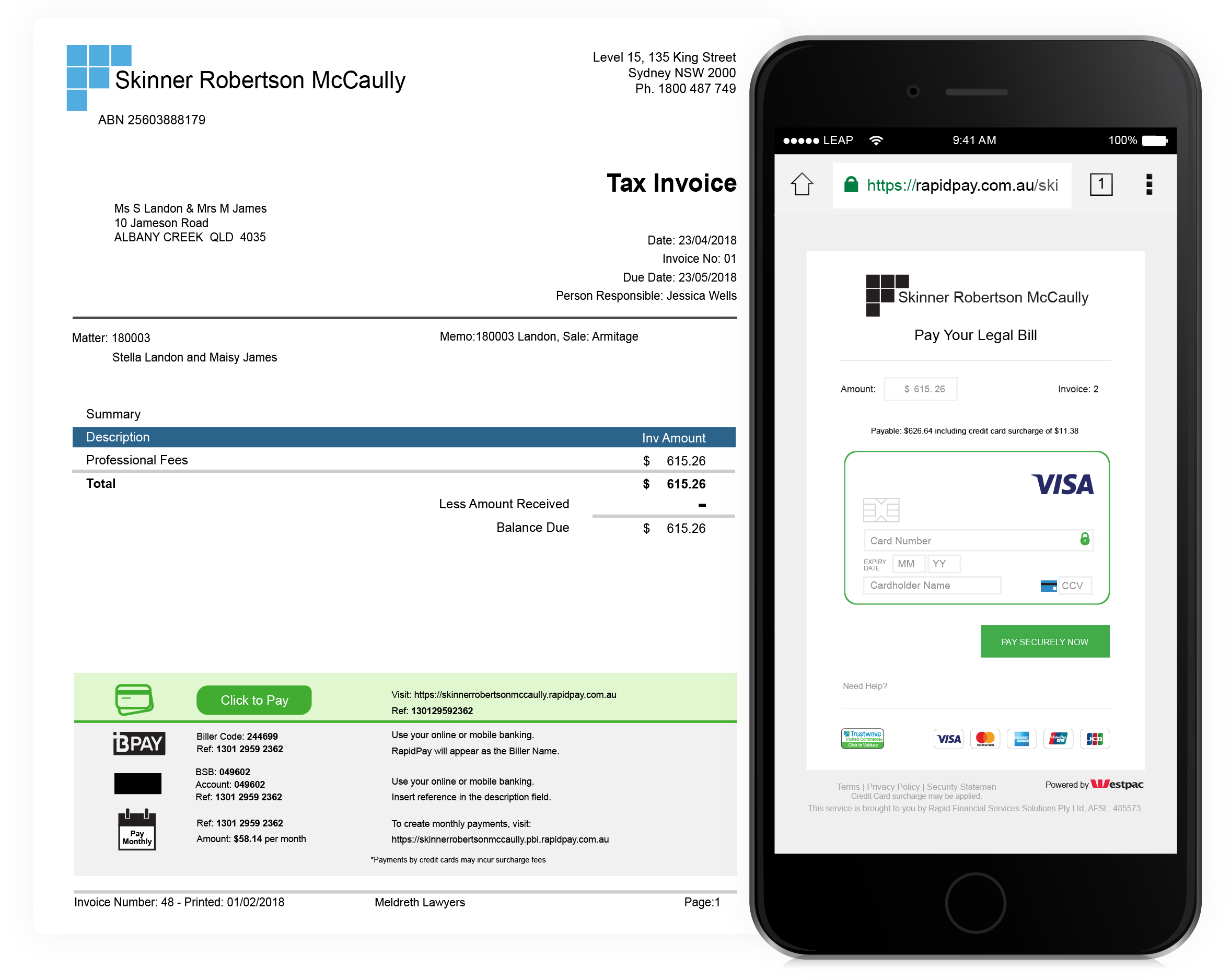 Legal Accounting & Billing Rapid Pay