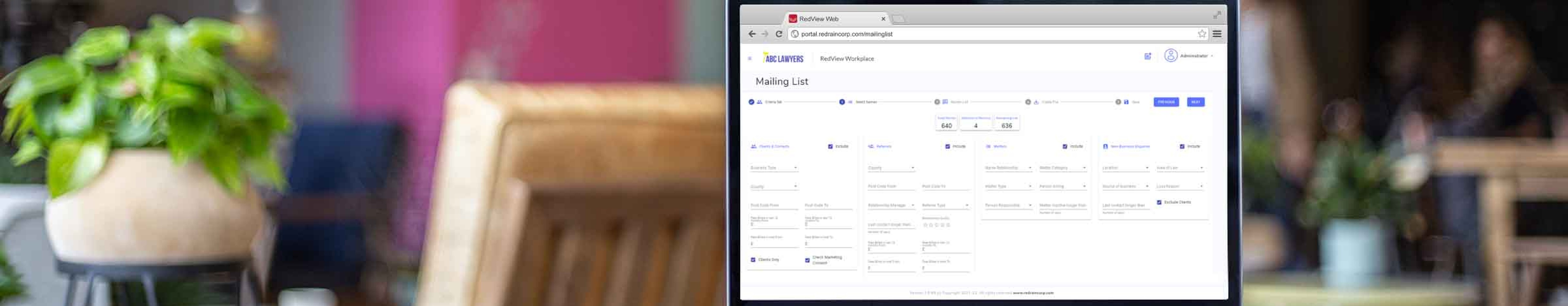 Legal Software Integrations - Redview header