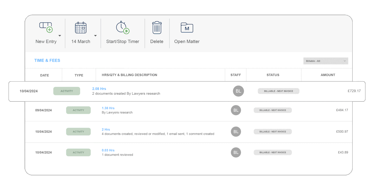 Matter Automated Recording