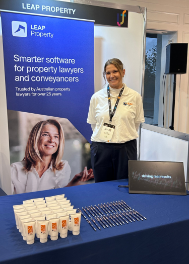 Rhylee smiling at a recent LEAP Property event