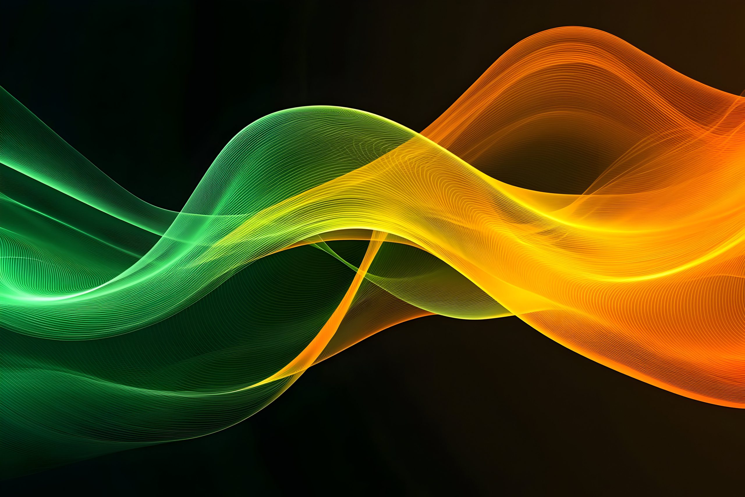 Abstract pattern on a black background