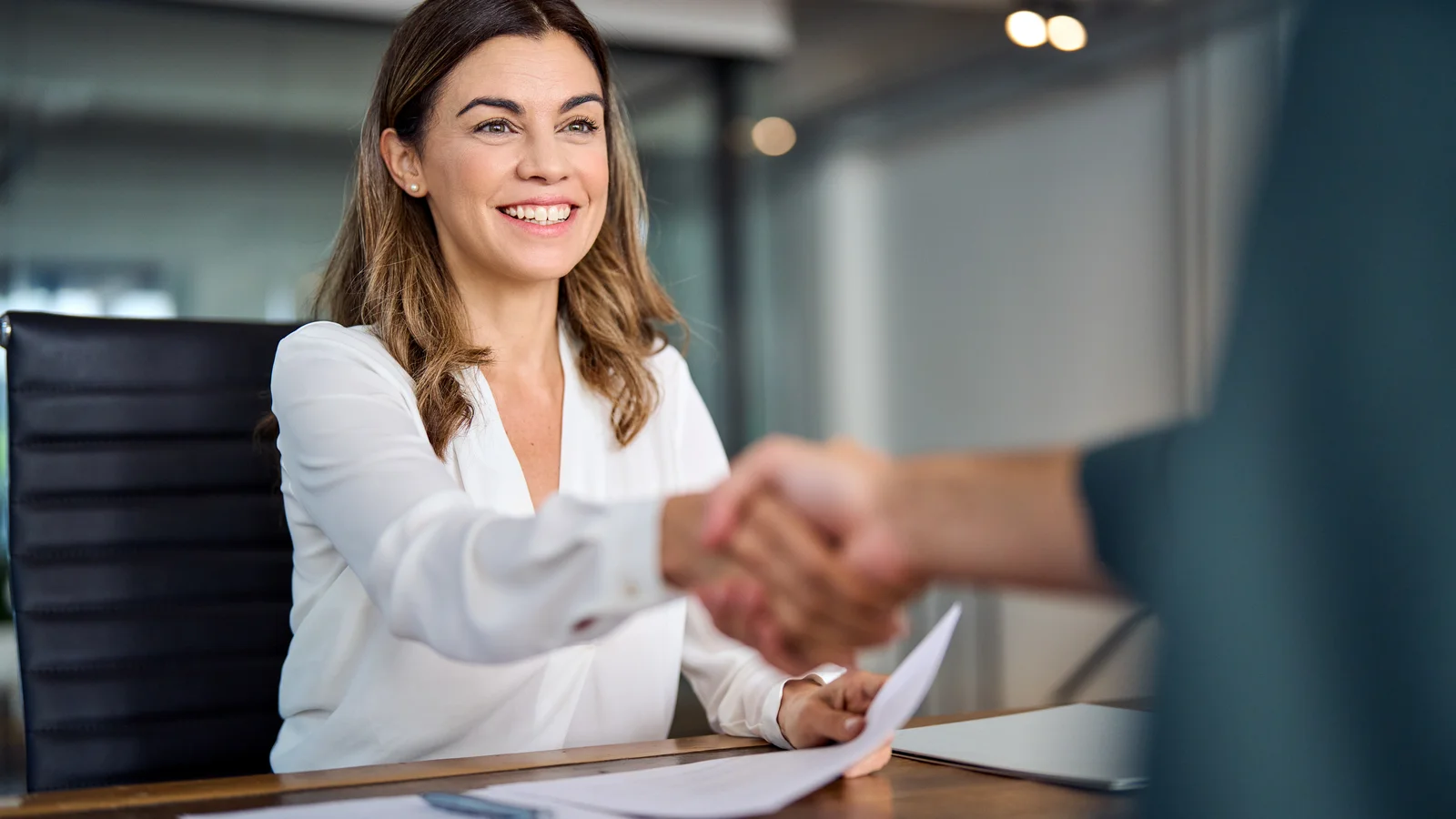 Woman discussing attorney billing software