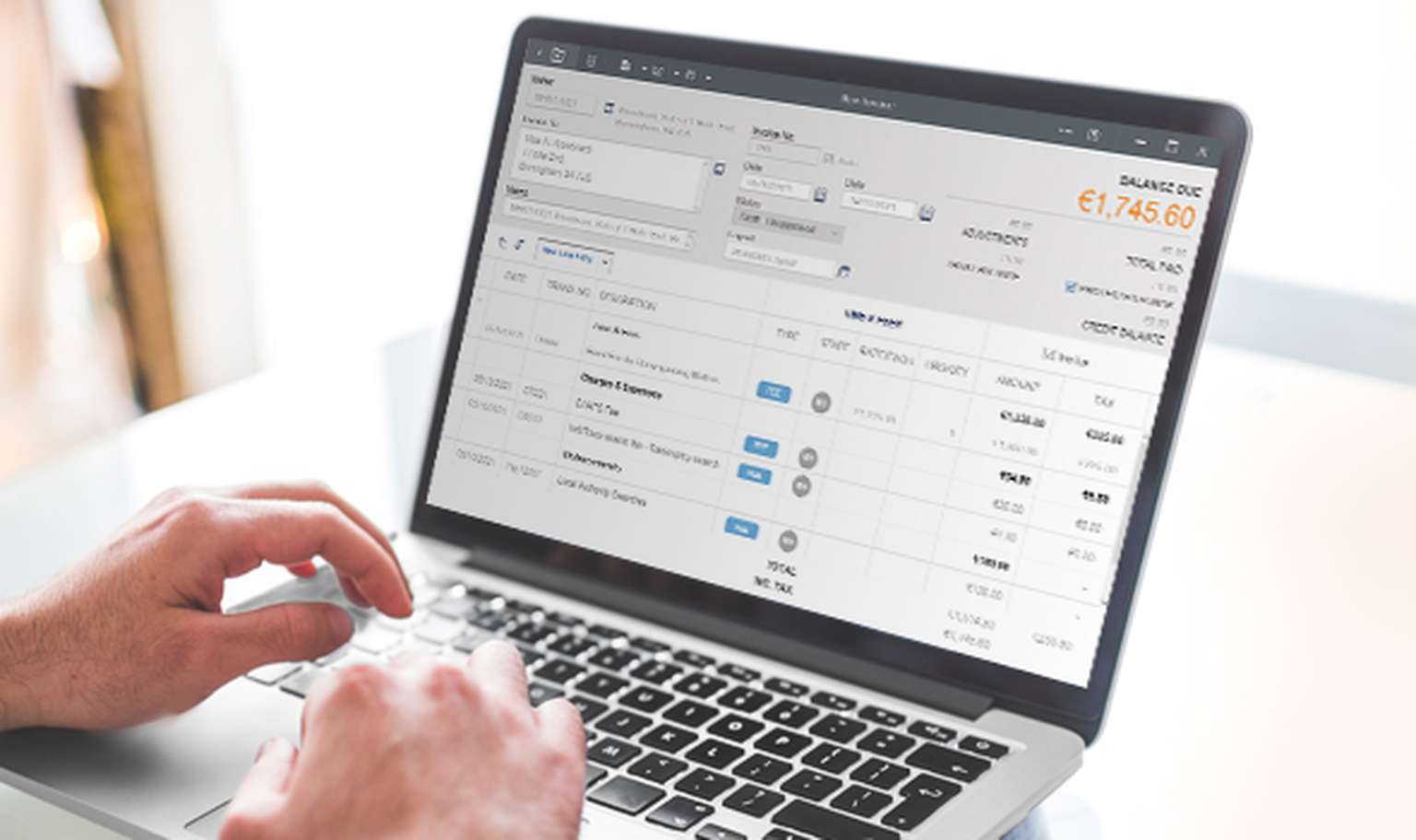 block header accounting