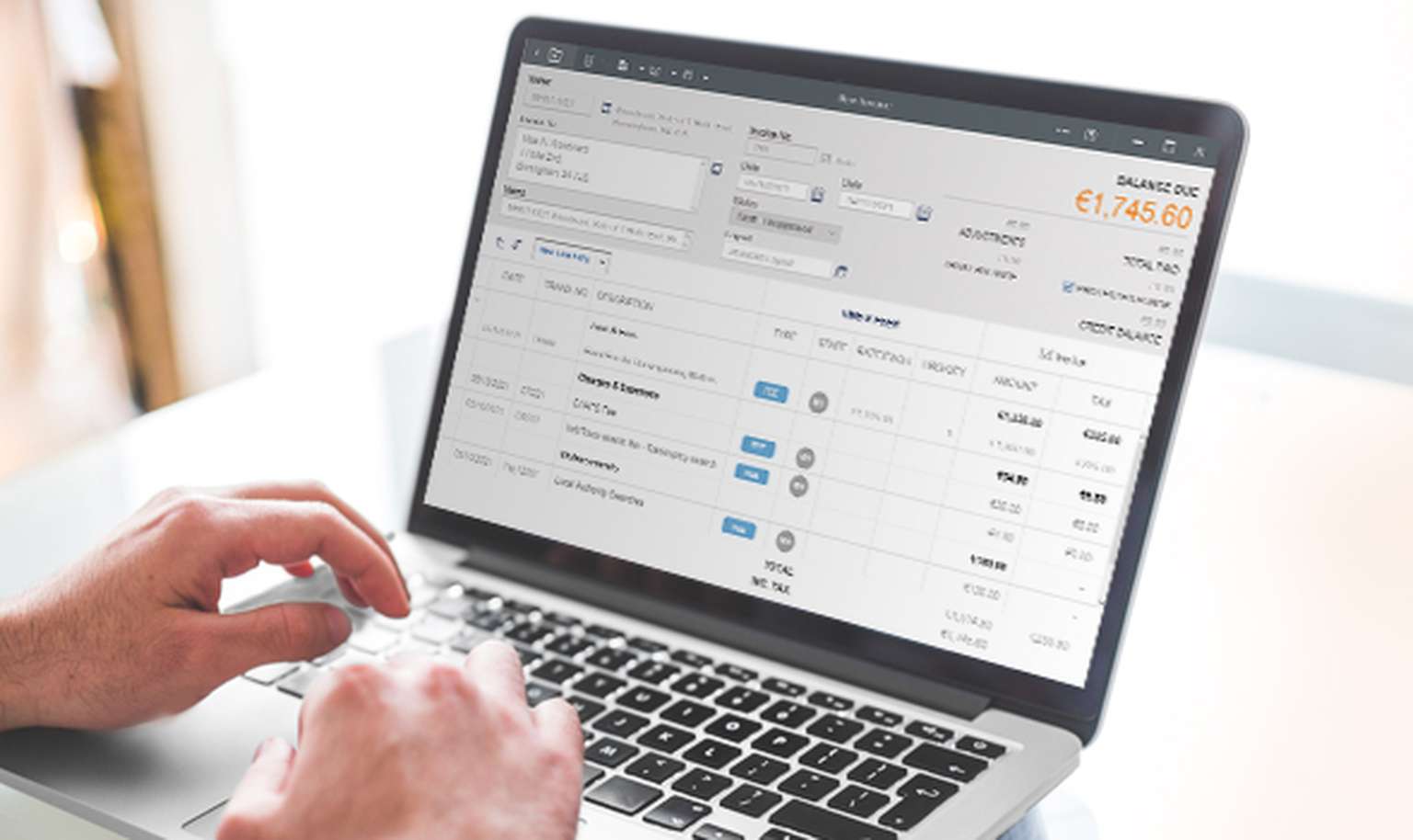 block header accounting
