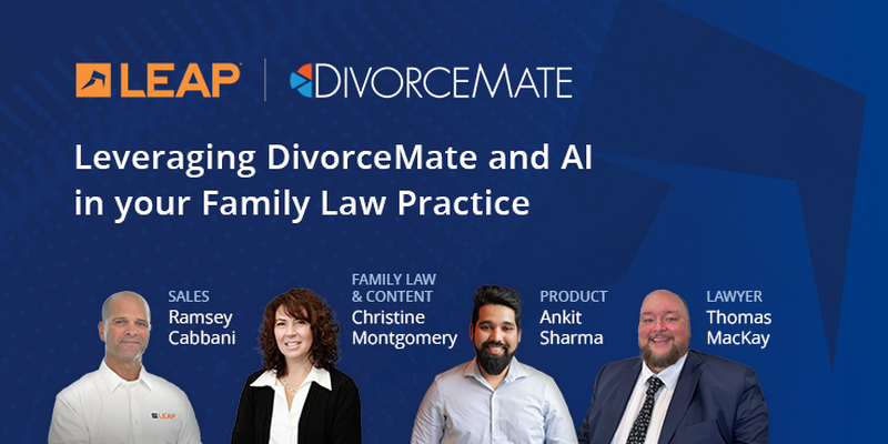 Leveraging DivorceMate and Al in your Family Law Practice