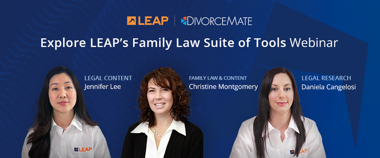 Family Law Webinar Banner