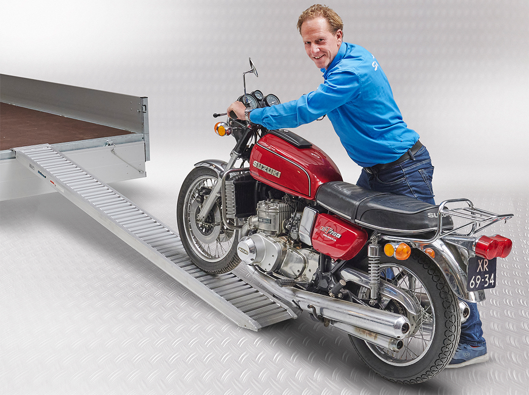 Op vakantie met de motor Banner