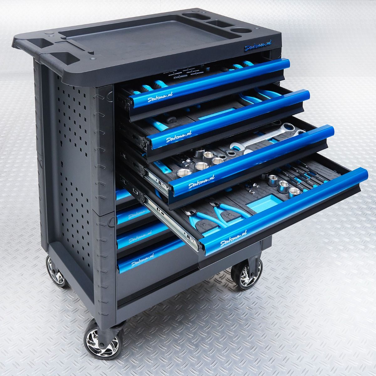 Servantes à outils garnies avec des outils adéquats Banner