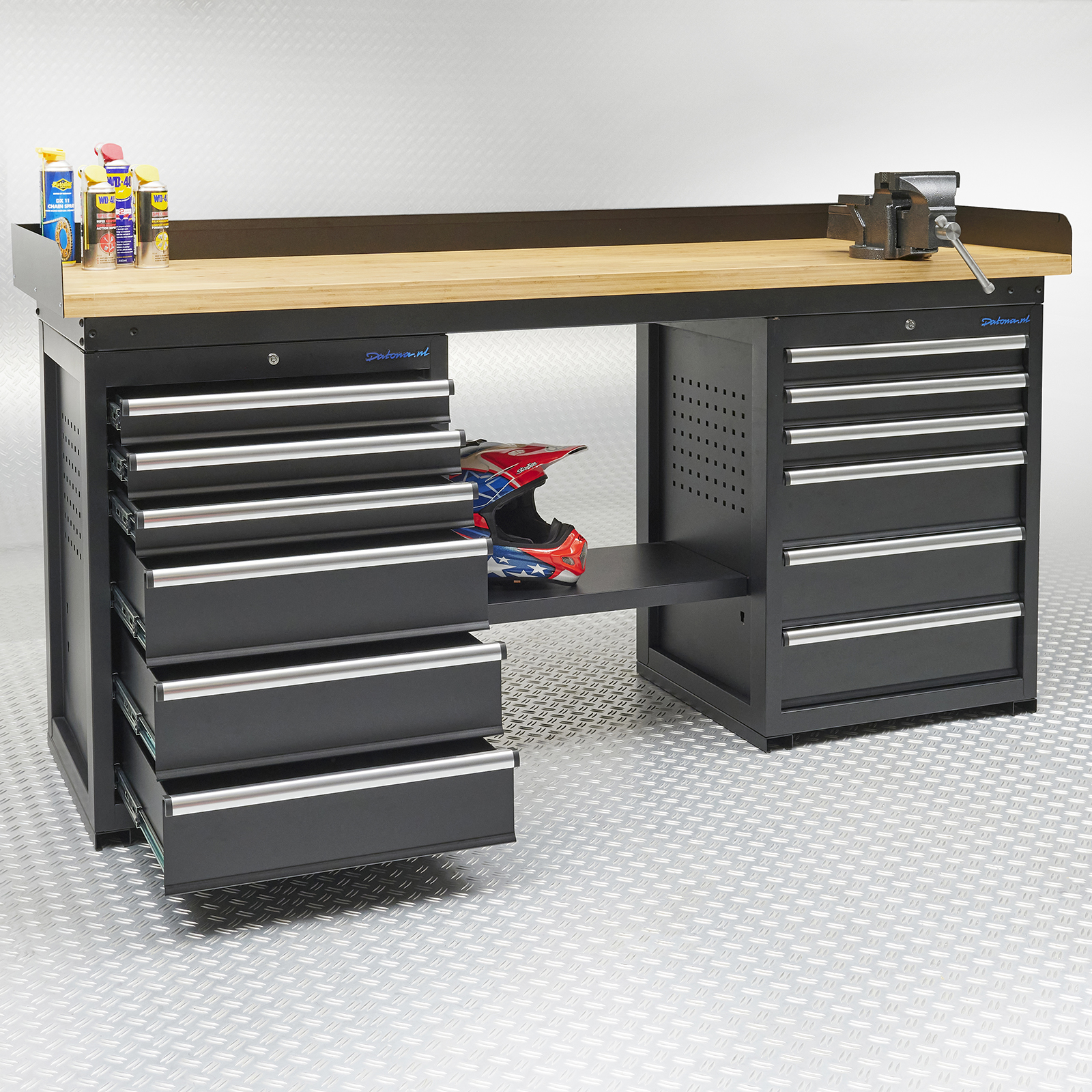 Professionele werkbanken voor werkplaatsen, garages en magazijnen Banner