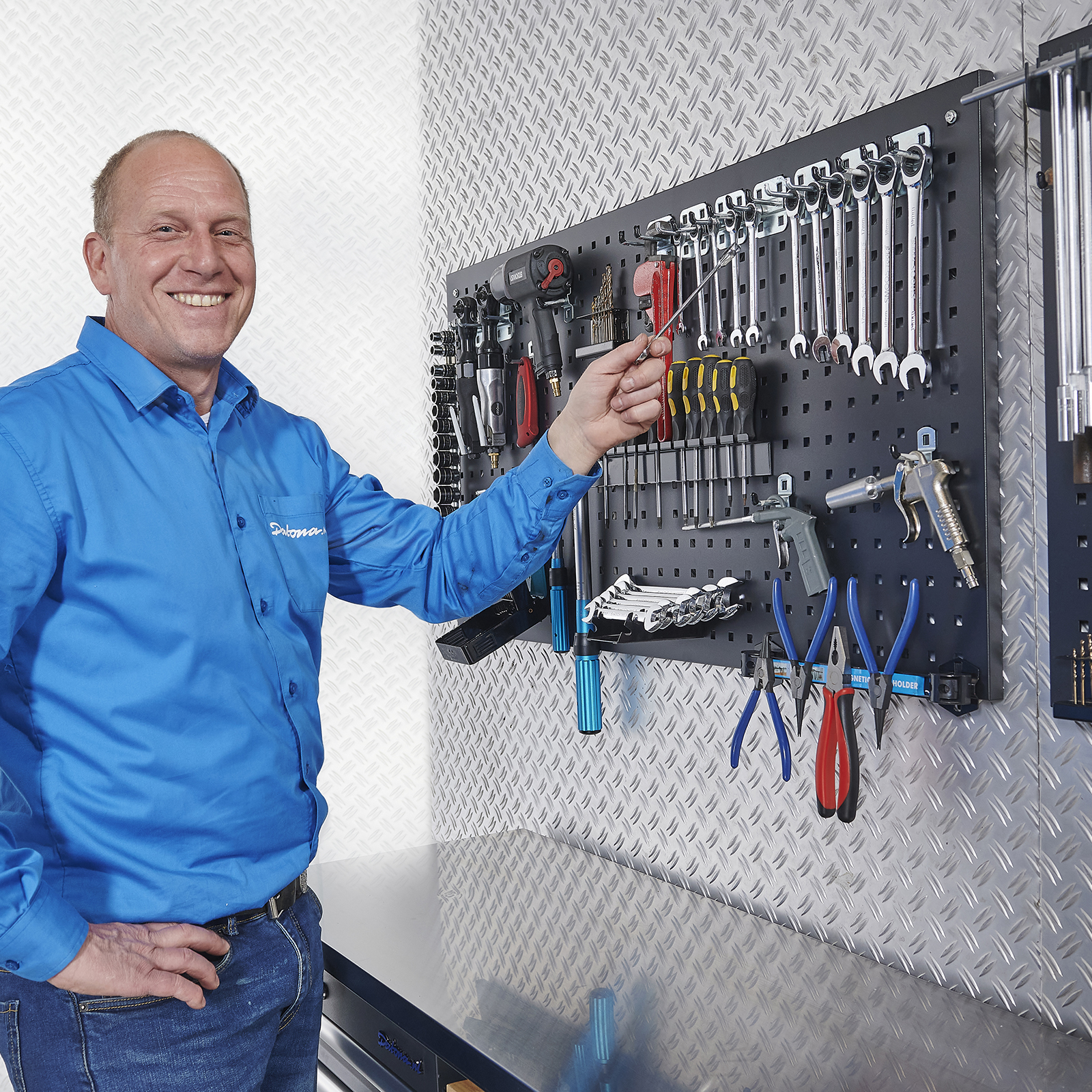 Behoud overzicht in je werkplaats met een gereedschapswand Banner