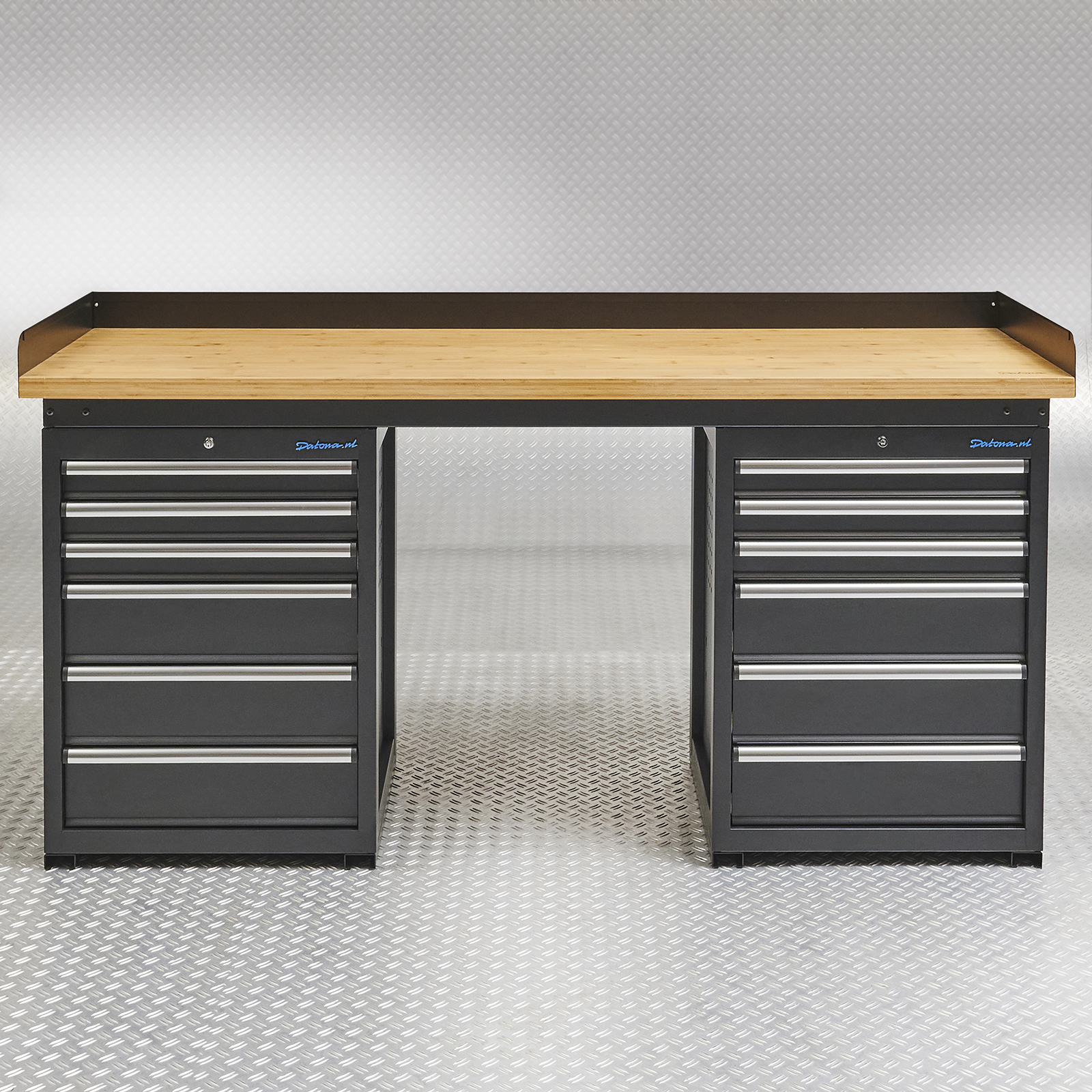 Duurzame werkbanken met een bamboe werkblad Banner