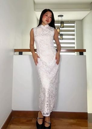 ワンピース lumignon Classical lace lady dress bgk17735m_wine_front.jpg