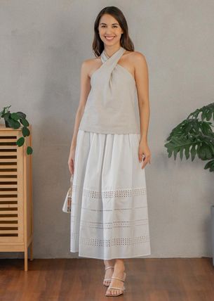 Linen Halter Top | Love, Bonito US