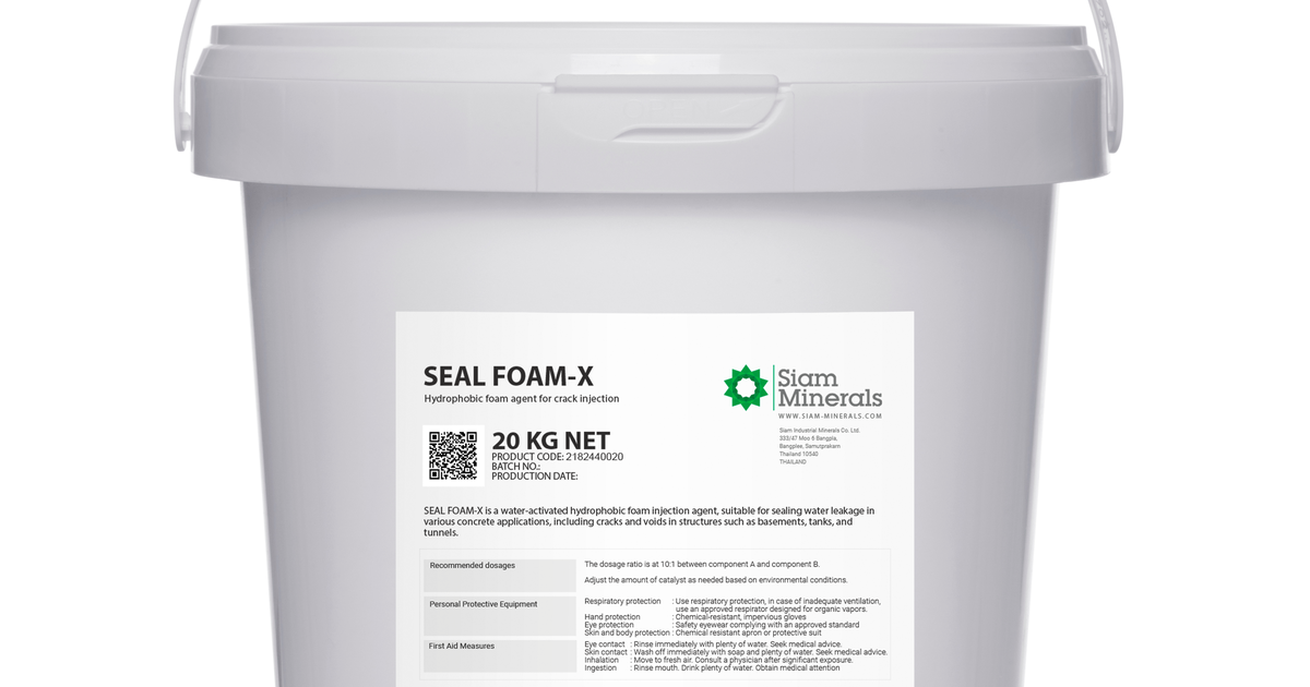 SEAL FOAM X Hydrophobic Foam Agent For Crack Injection Siam seal-foam-x-hydrophobic-foam-agent-for-crack-injection-siam