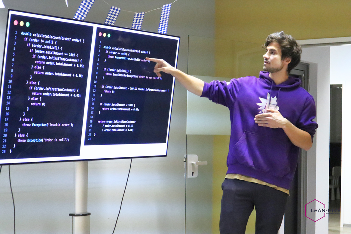 Alexander Eder at Lean Hive Tech-Talks