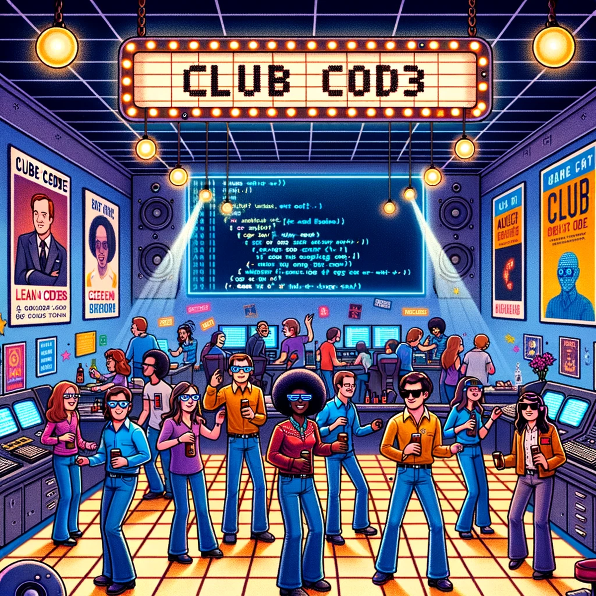 Software Developers dancing to the beat