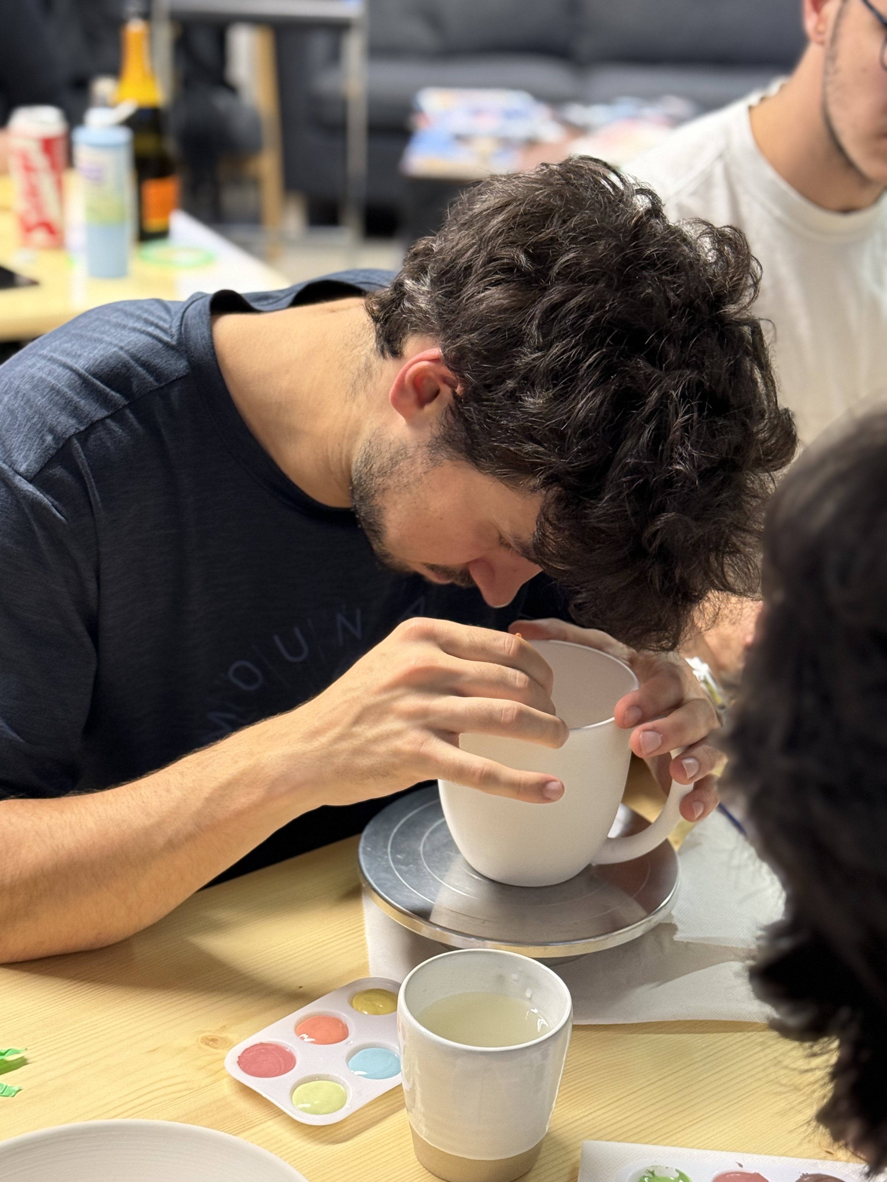 Alex with laser focus