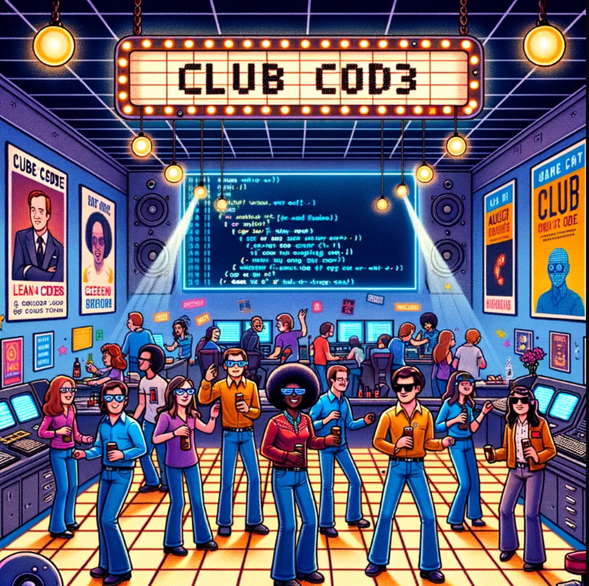 Software Developers dancing to the beat