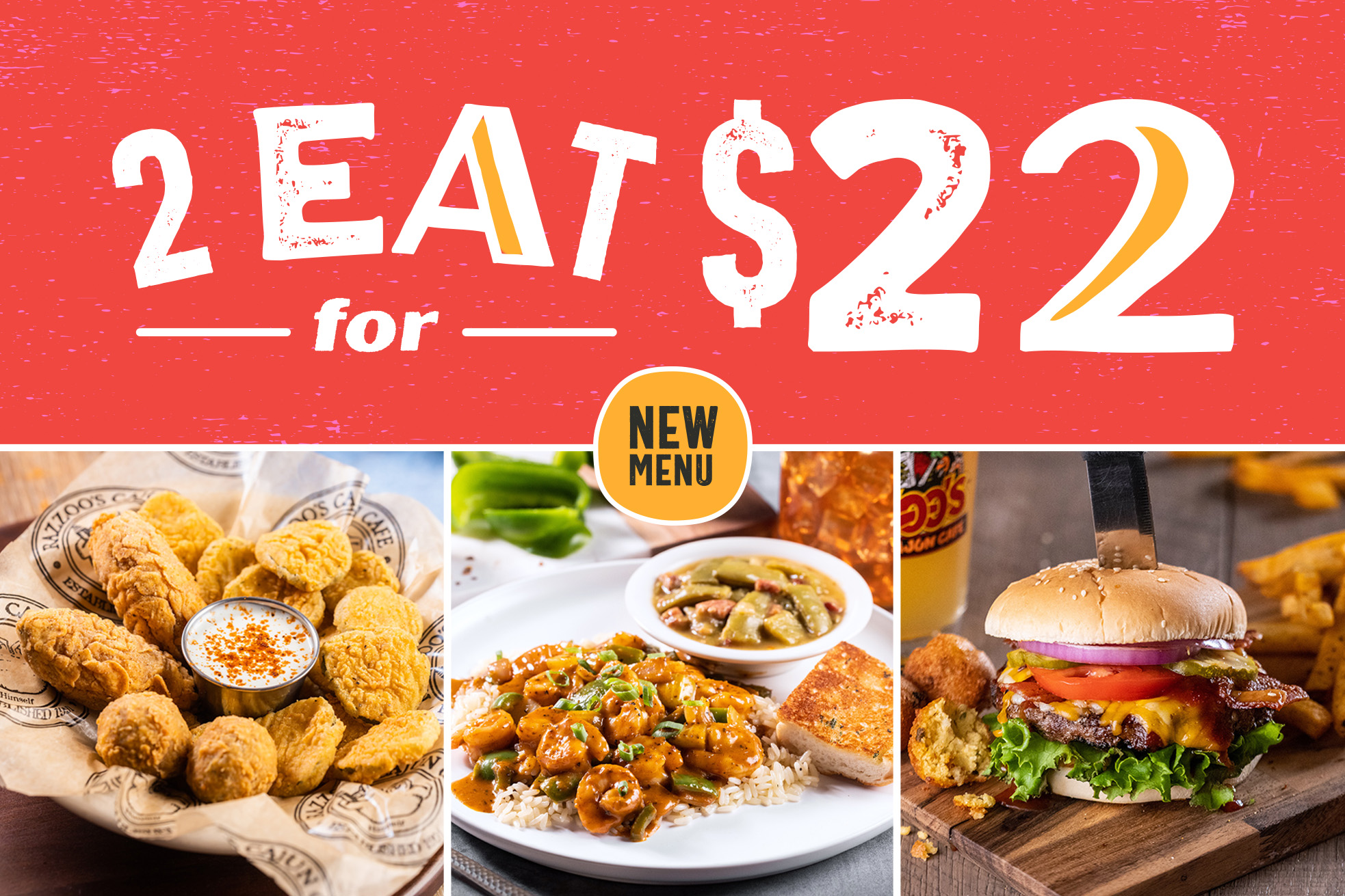 2 Eat for $22