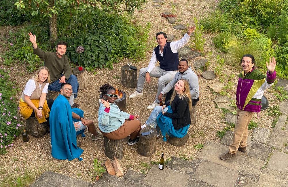 Hello from Earthly team, enjoying a quiet evening by the fire