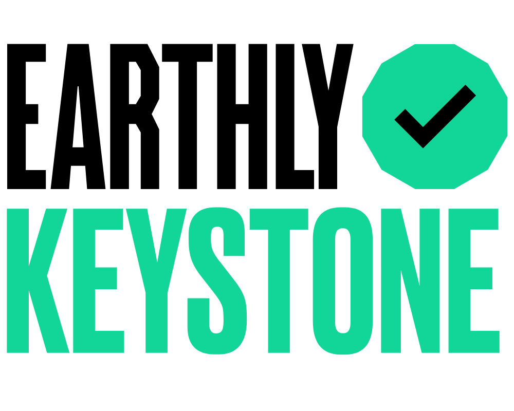 Earthly's Keystone project assessment badge and icon