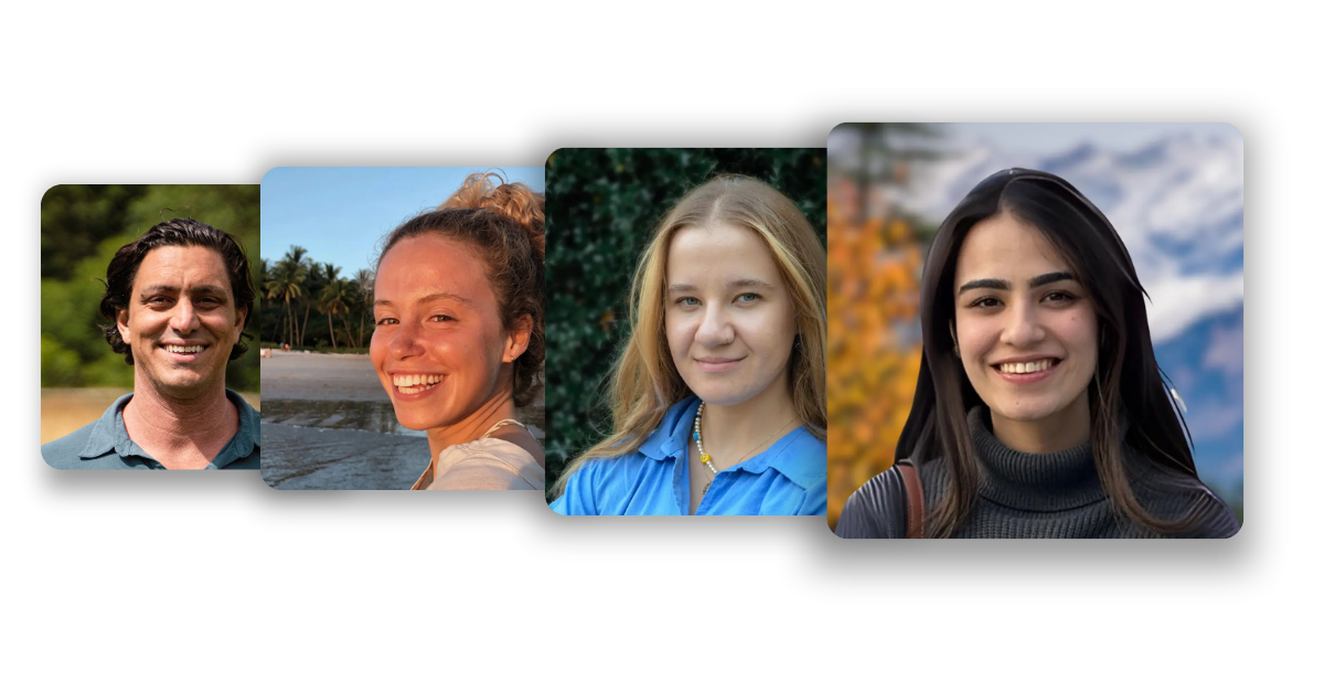 headshots of webinar speakers