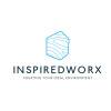 Logo of InspiredWorx featuring a geometric shape above the text "Creating Your Ideal Environment."