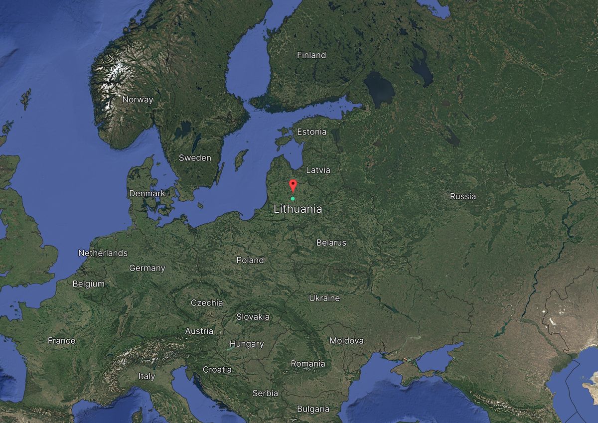 Lithuania map