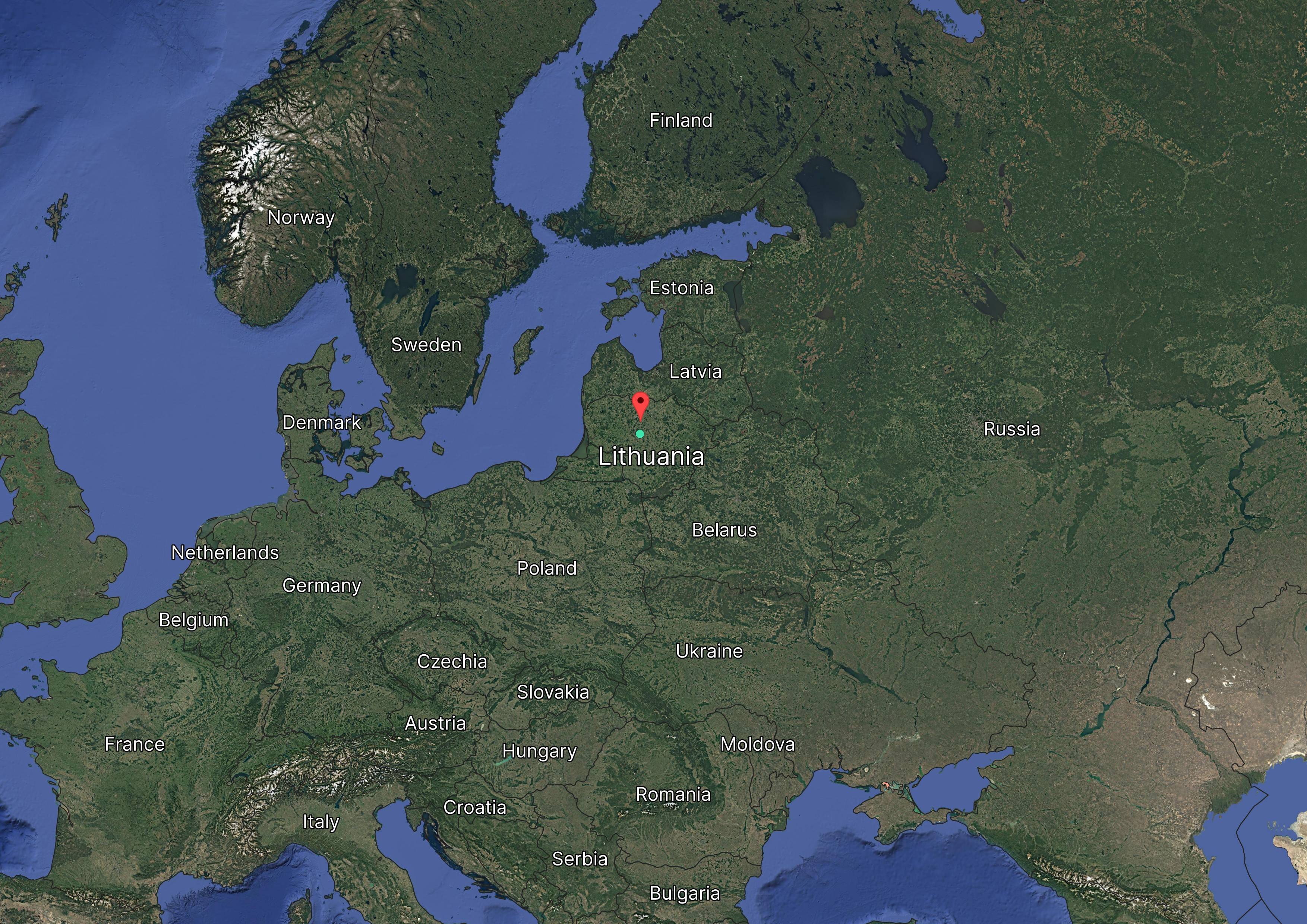 Lithuania map
