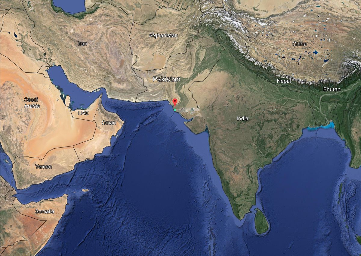 Delta Blue location map