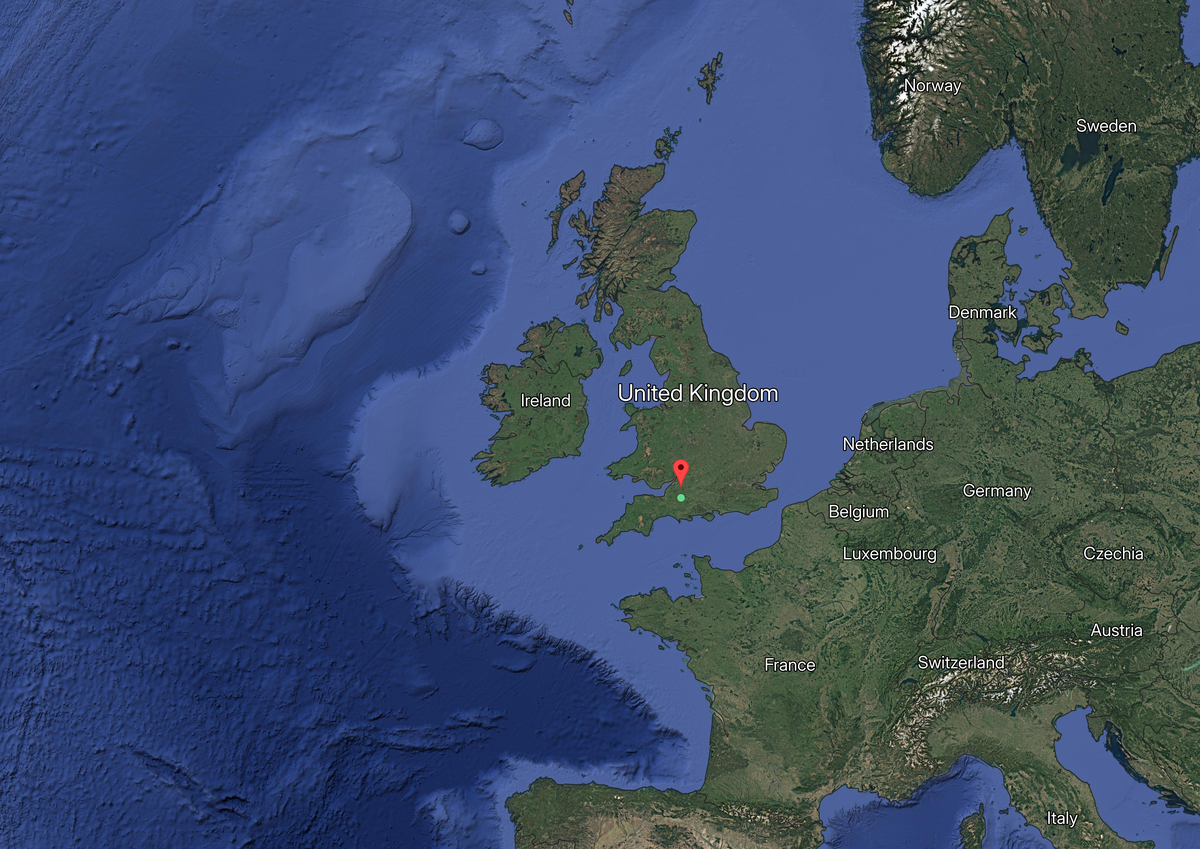 Heal - Somerset - England - overview map