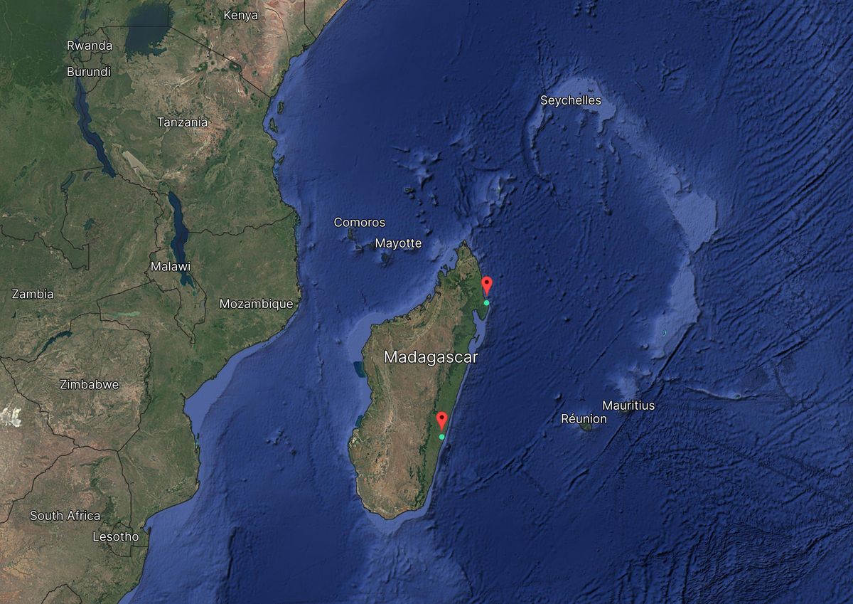 Voa Aina map