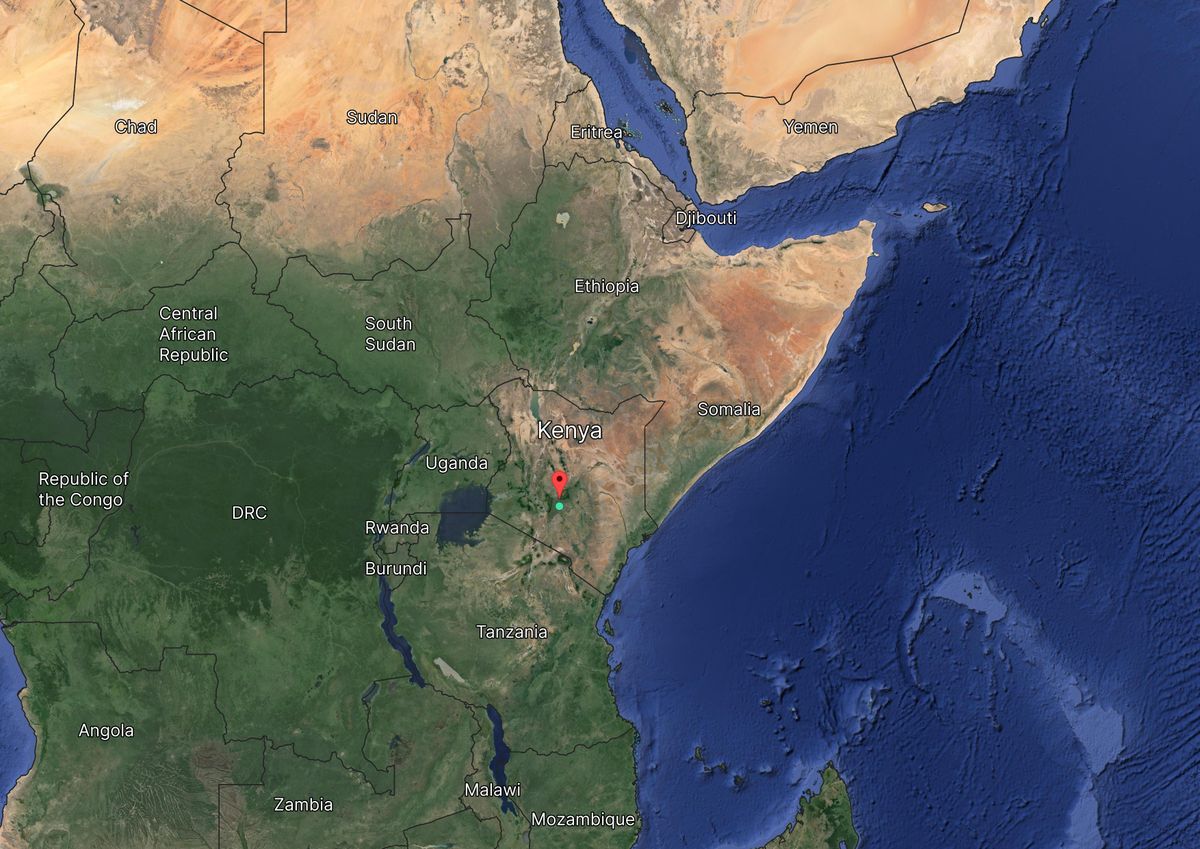 Upper Tana location map