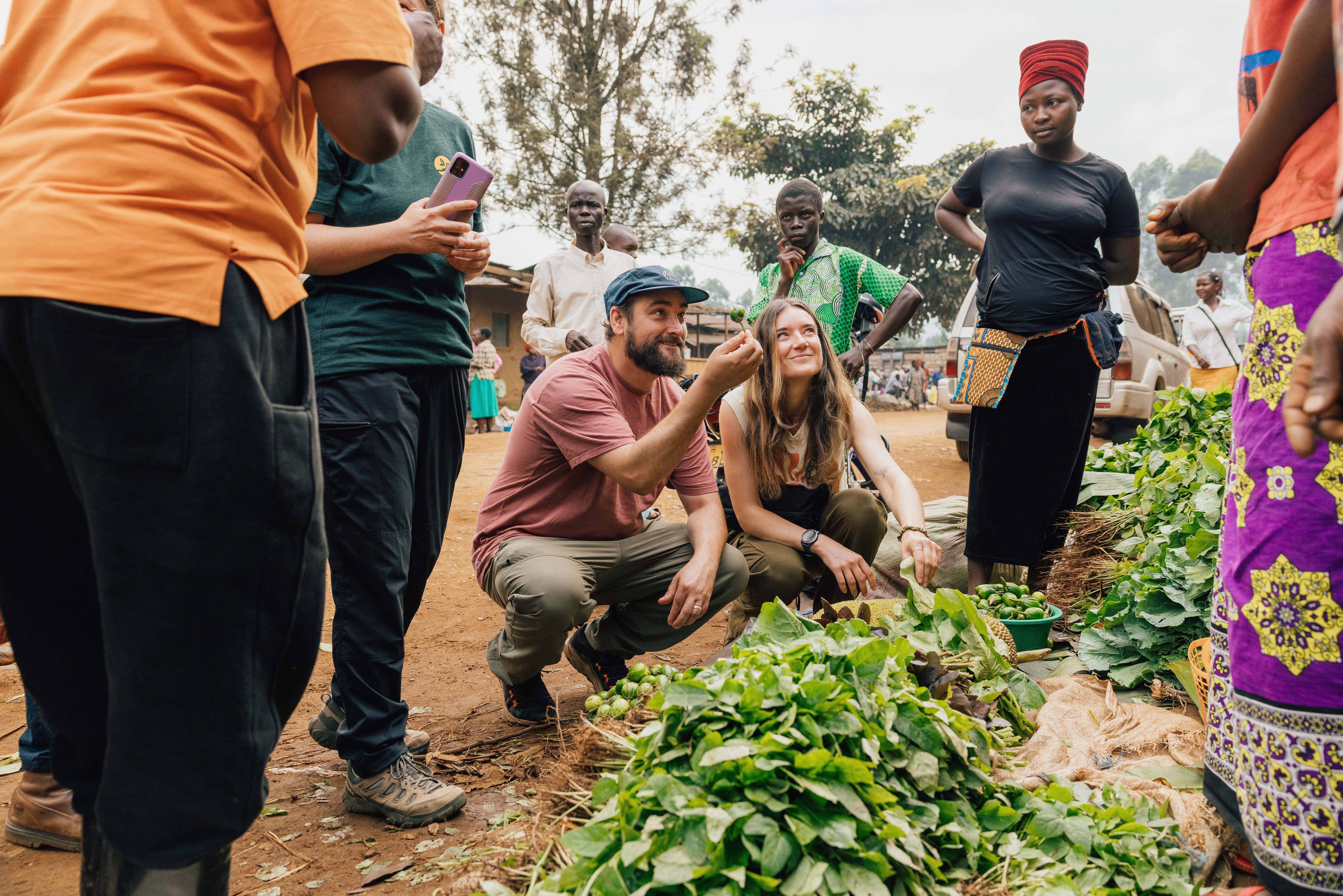 Passenger and Trees for the Future Uganda visit - Bukigai market