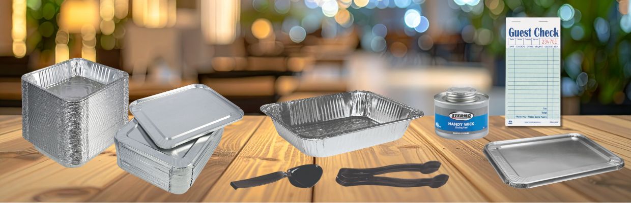 Heat Trays, Sterno, Guest Checks, Serving Utensils