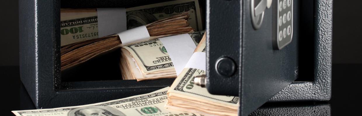 Money in Safe