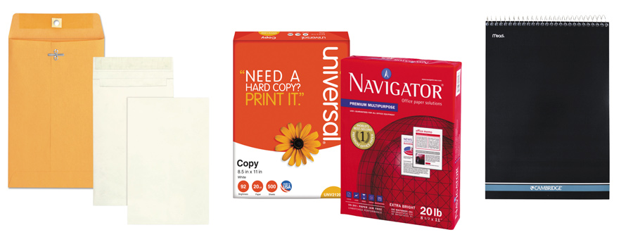 Envelopes, Paper, Notepads