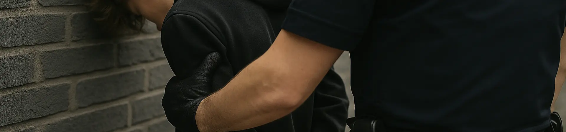 Politie heeft een jongen in boeien gelegd.