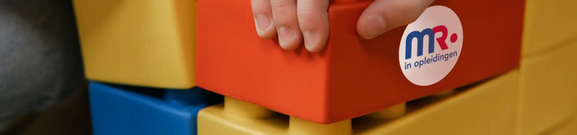 Kinderen spelen met blokken