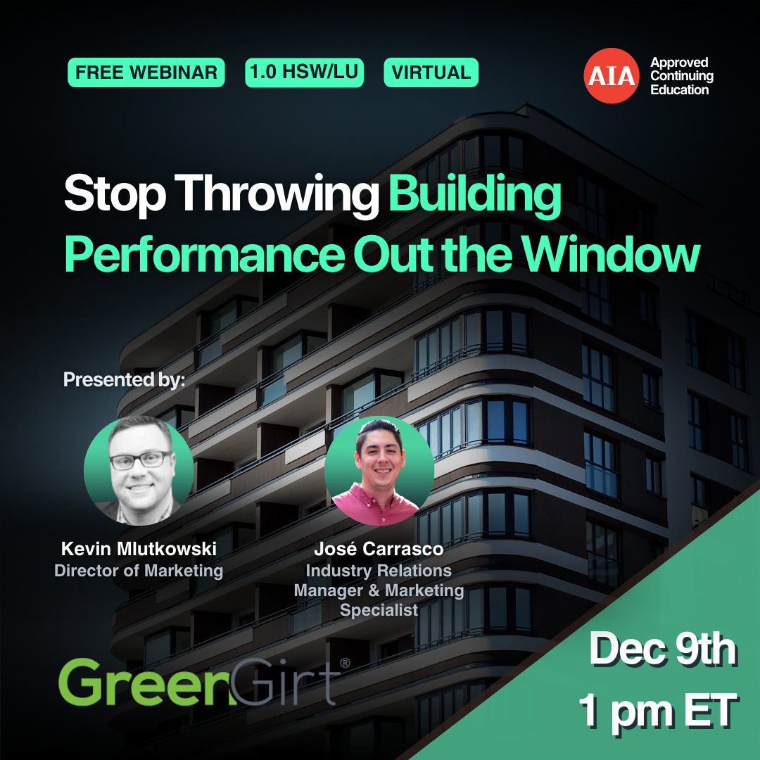 Stop Throwing Building Performance Out the Window