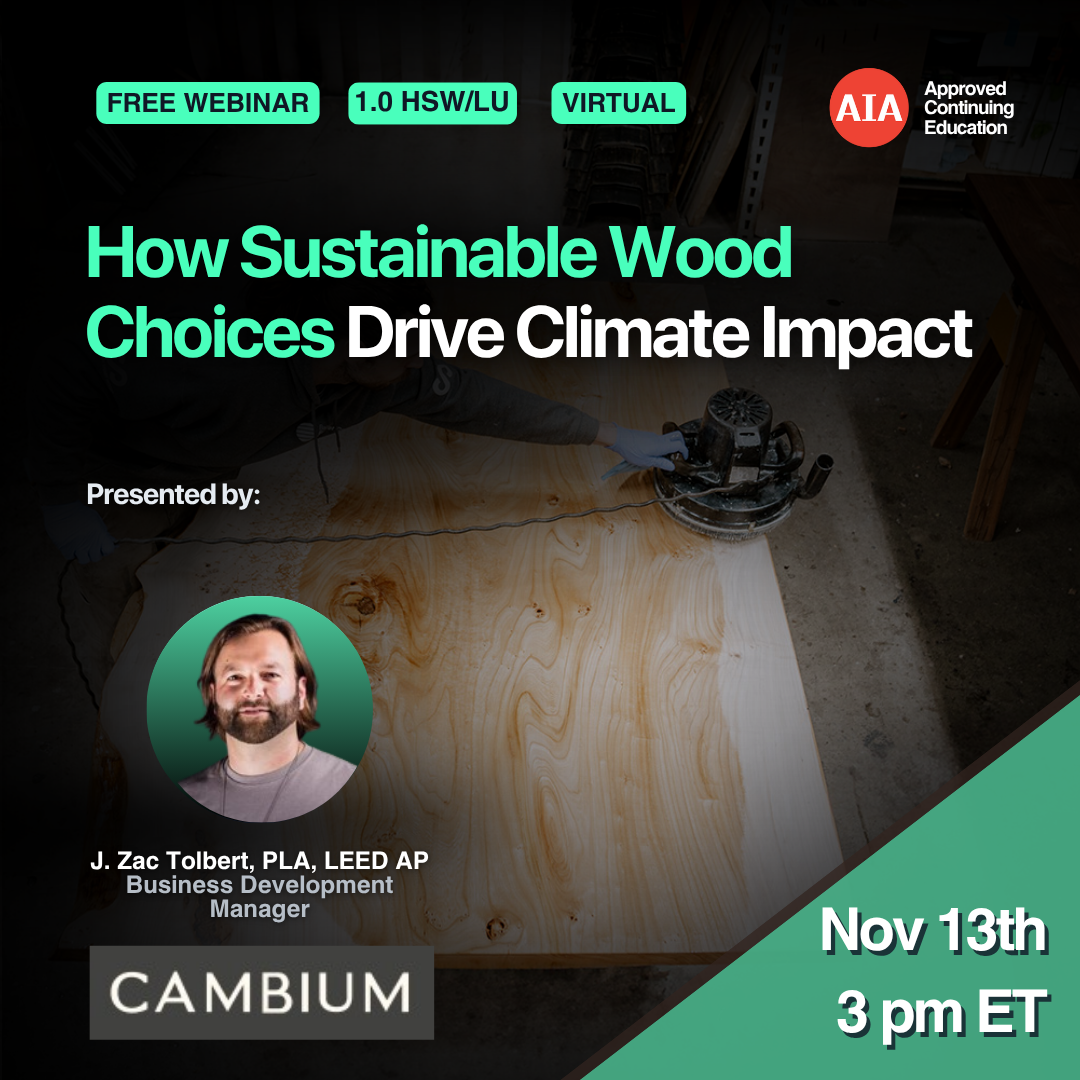How Sustainable Wood Choices Drive Climate Impact