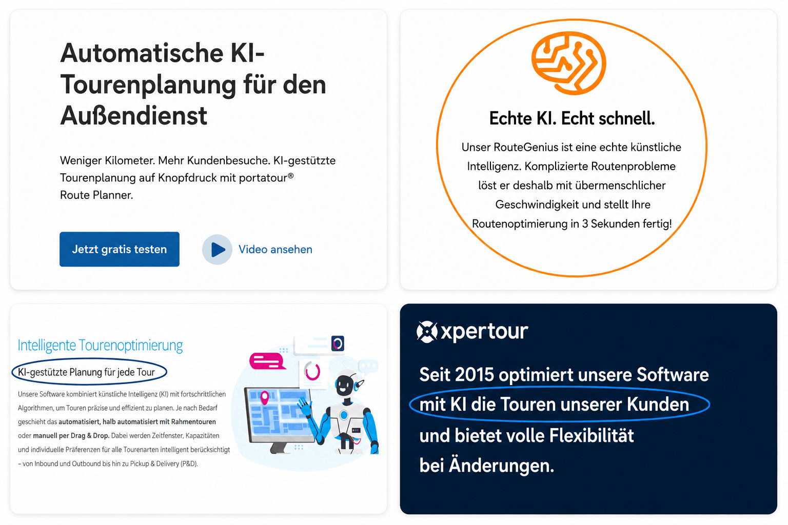 KI Tourenplanung Zusammenfassung