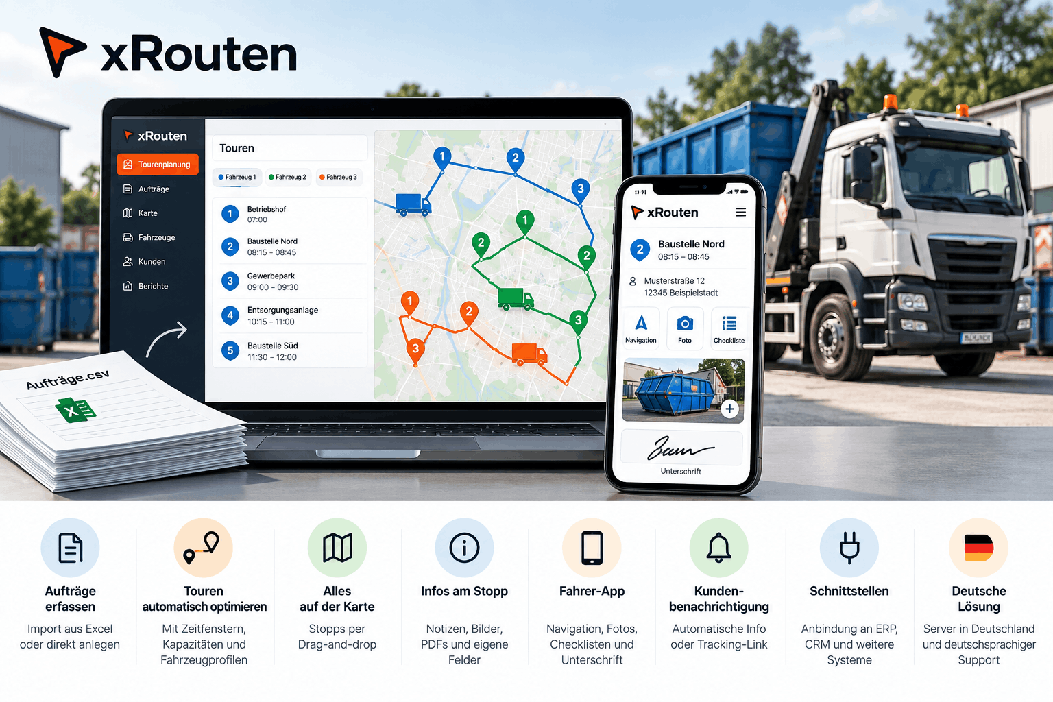 xRouten als Containersoftware