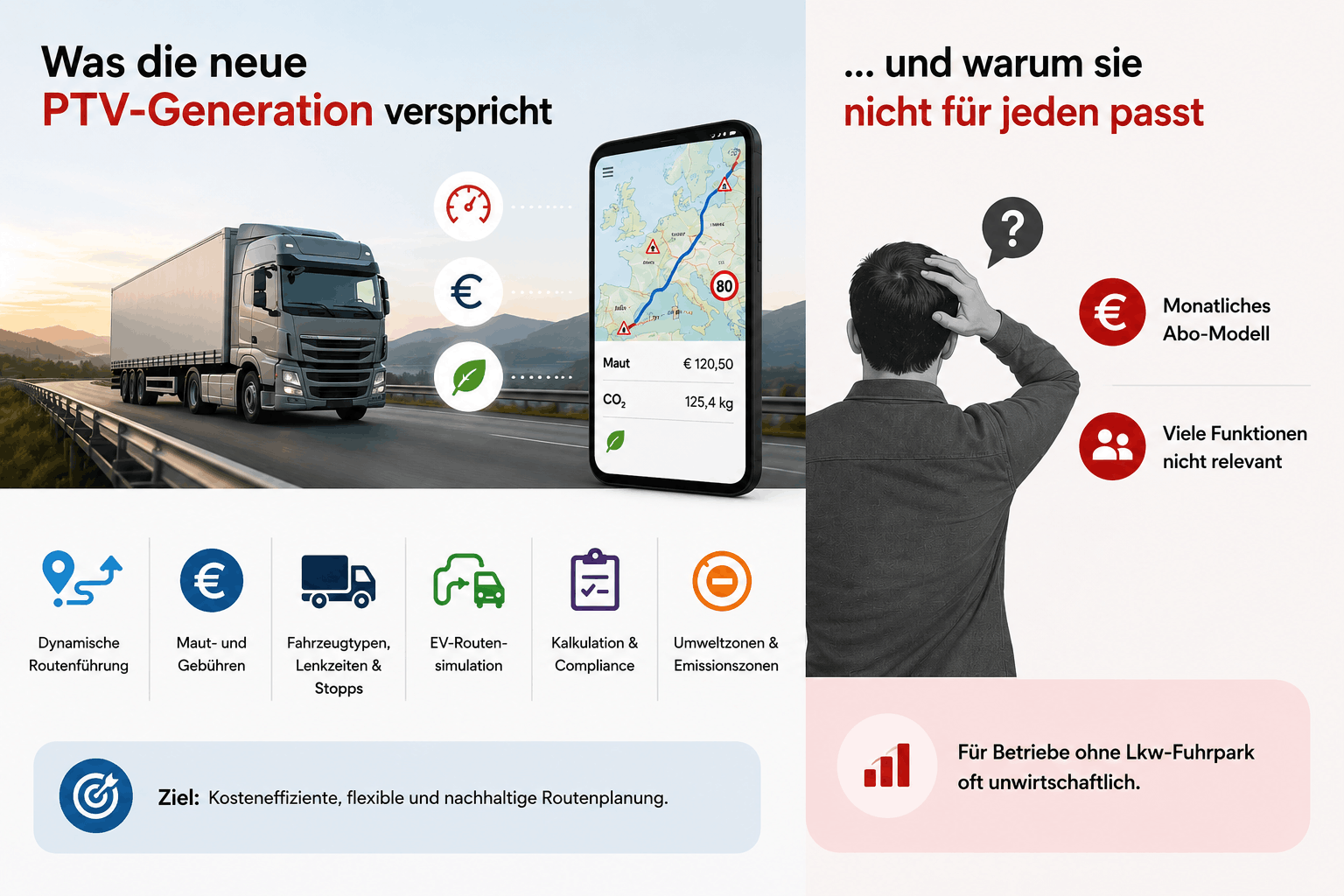 Neue PTV Generation Versprechen