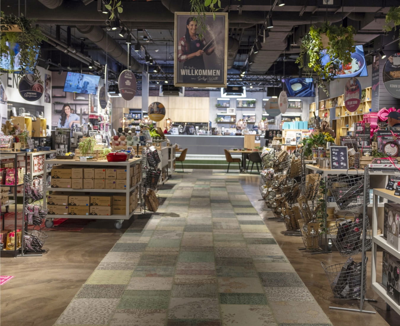 Showküche im Sallys Flagship Store