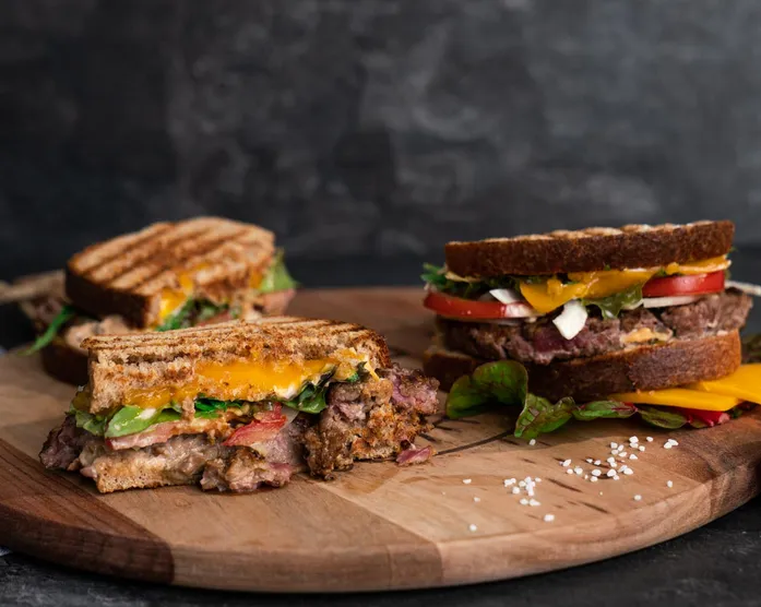 Big Mäc Burger mit Toastbrot