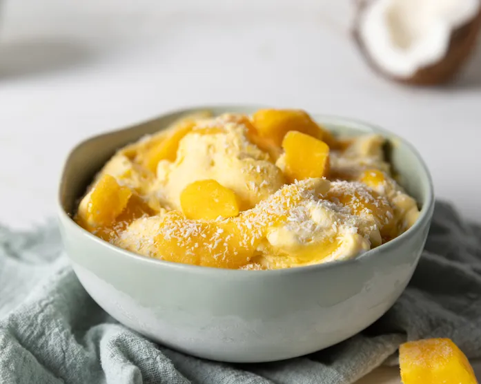 Mango Kokos Eis / ohne Vorkochen
