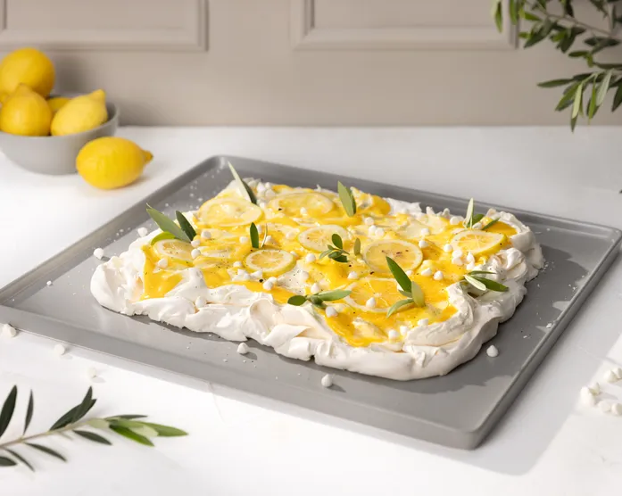 Eton Mess Amalfi / mit Lemon Curd und kandierten Zitronen