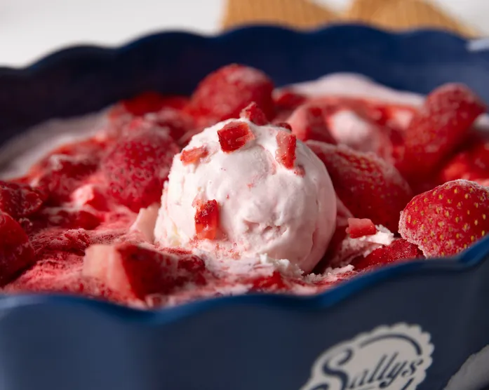 Erdbeer-Eis / ohne Vorkochen